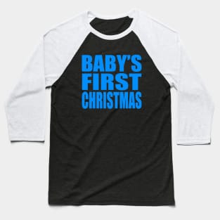 Baby's first Christmas Baseball T-Shirt